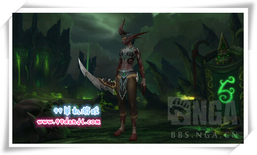 魔兽世界恶魔猎手各种族男女变身效果一览