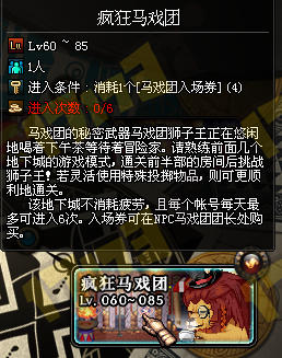 DNF疯狂马戏团副本玩法与奖励介绍