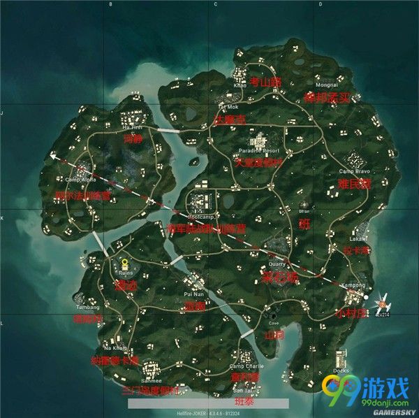 绝地求生4x4地图哪里资源多 绝地求生4x4地图资源分布攻略