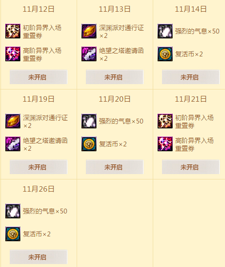 DNF11月每日签到享豪礼活动地址与详情 送黄金品级调整箱