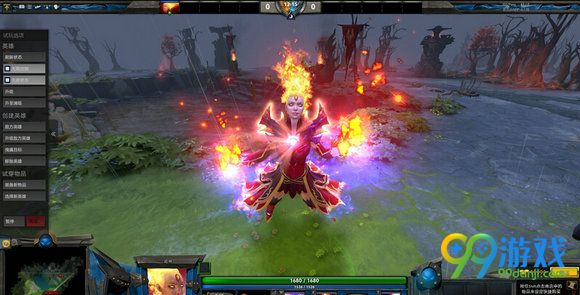 dota2 2016不朽3火女莉娜肩膀特效技能灭神斩展示