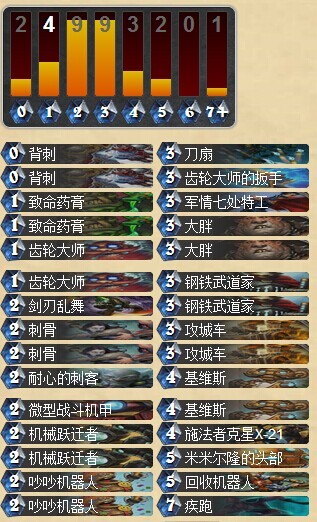 炉石传说GVG能刚正面的大头贼卡组分享 助你上传说