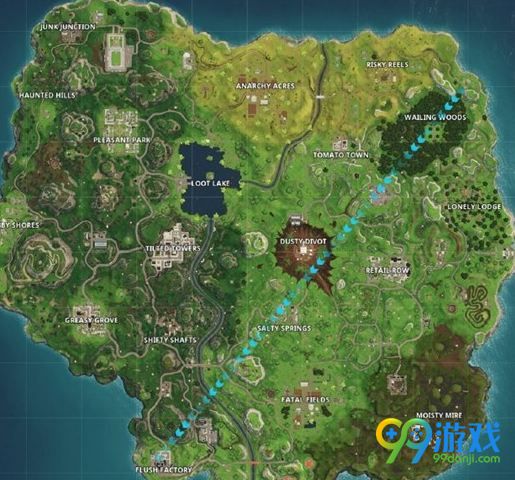 堡垒之夜球场在哪找 在不同球场上进球任务攻略