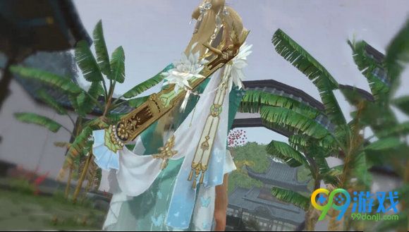 剑网3七周年永久特效背挂明月幽昙外观特效展示