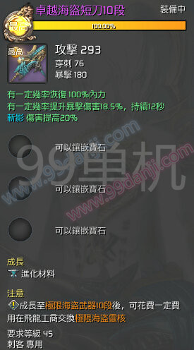 剑灵卓越海盗短刀怎么获得 卓越海盗短刀好看吗