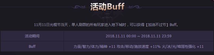 DNF阿拉德脱单计划加油不过节Buff怎么样 加油不过节Buf详情