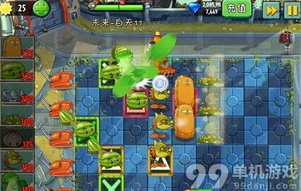 植物大战僵尸2中文版未来世界第11天过关技巧攻略