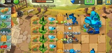 植物大战僵尸2功夫世界第16关豌豆荚过关攻略