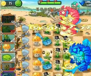植物大战僵尸2中文版巨浪沙滩第25关图文攻略