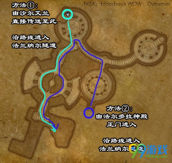 魔兽世界法兰纳尔部分两节点详细跑法图文攻略