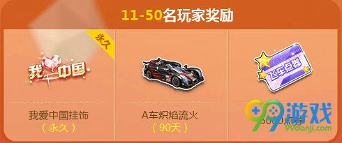 QQ飞车2016十一集五星兑极品活动地址奖励一览