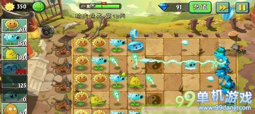 植物大战僵尸2中文版功夫世界第12关攻略
