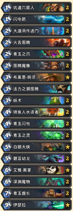 炉石传说加基森欧服第二青玉萨卡组分享 青玉萨厉害吗