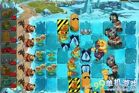 植物大战僵尸2国际版冰霜洞穴第15关图文攻略