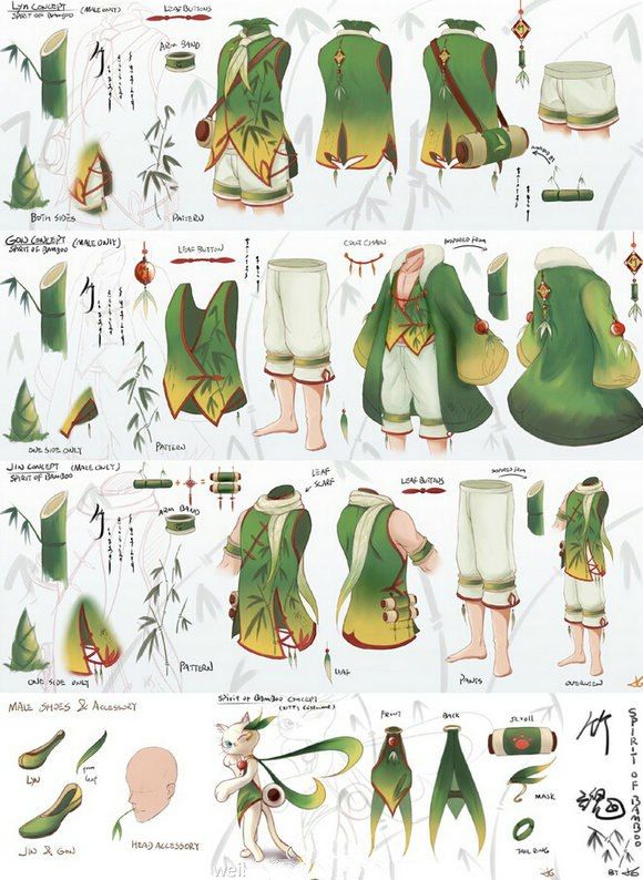 剑灵竹魂时装外观展示 美服最新时装国服打脸