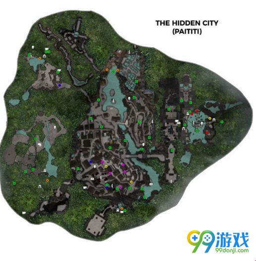 古墓丽影暗影全要素标记图大全 全要素标记位置