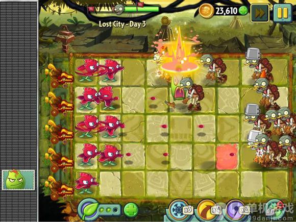 植物大战僵尸2国际版失落之城第3关图文攻略