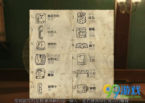 福尔摩斯恶魔之女第二个玛雅文字怎么拼