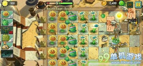 植物大战僵尸2神秘埃及第10关图文攻略