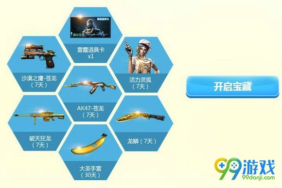 CF点击幸运转轮12月活动网址 抽取寻宝资格奖励汇总
