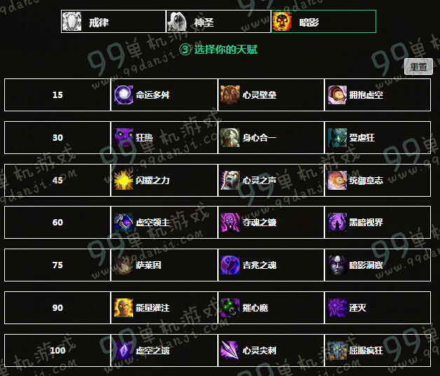 魔兽世界7.0牧师新版天赋改动说明汇总 wow7.0牧师技能变天赋
