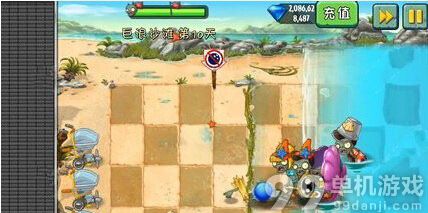 植物大战僵尸2巨浪沙滩第10天过关图文攻略