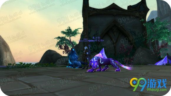 魔兽世界7.0新猎人稀有宠物魔刃豹抓捕地点外观展示