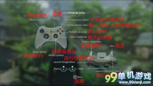 福尔摩斯罪与罚键鼠/手柄按键功能介绍 怎么操作