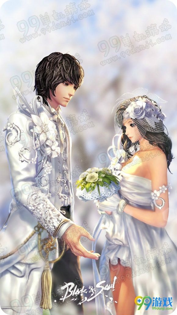 剑灵韩服婚纱时装外观 剑灵韩服婚纱时装壁纸下载