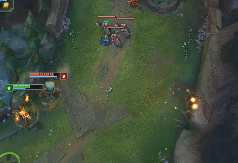 lol7.1版本大元素使拉克丝视觉效果改动gif特效展示