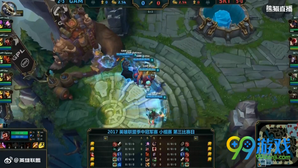 lol2017季中冠军赛SKTVSGAM第一场文字战报介绍