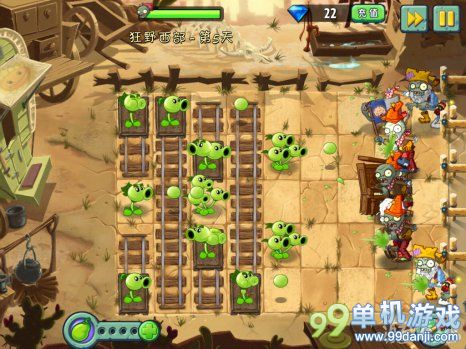 植物大战僵尸2中文版狂野西部第5关图文攻略
