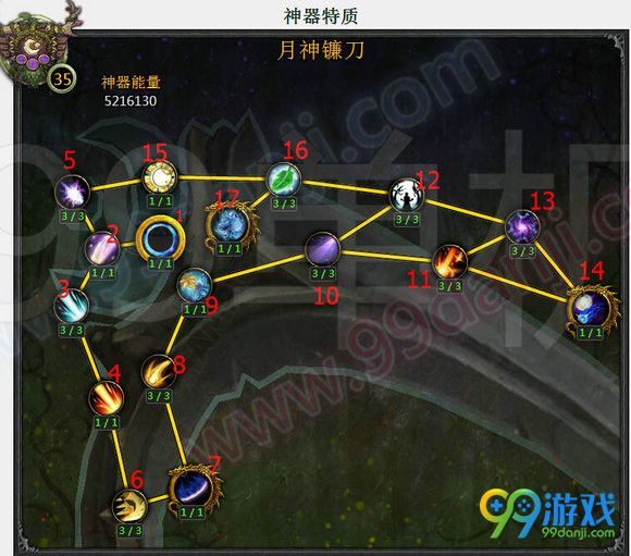 魔兽世界7.0鸟德神器特质加点 平衡德神器加点顺序