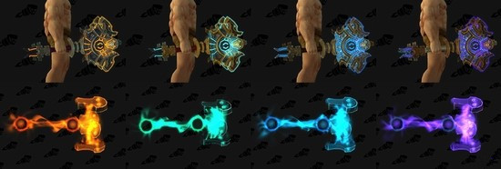 魔兽世界7.0萨满第六种神器外观 萨满祭司神器模型