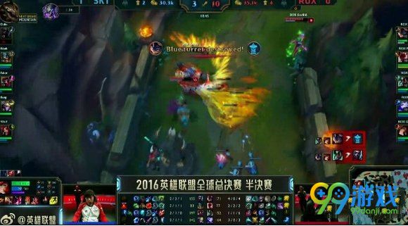 lol2016全球总决赛10月22日SKTvsROX第二场文字战报