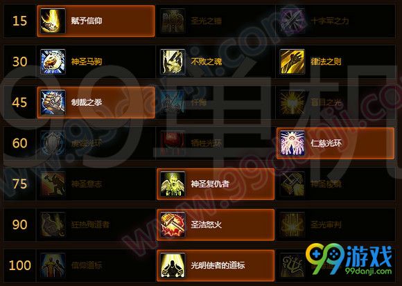 魔兽世界7.0奶骑天赋加点 7.0奶骑群加/加T天赋推荐