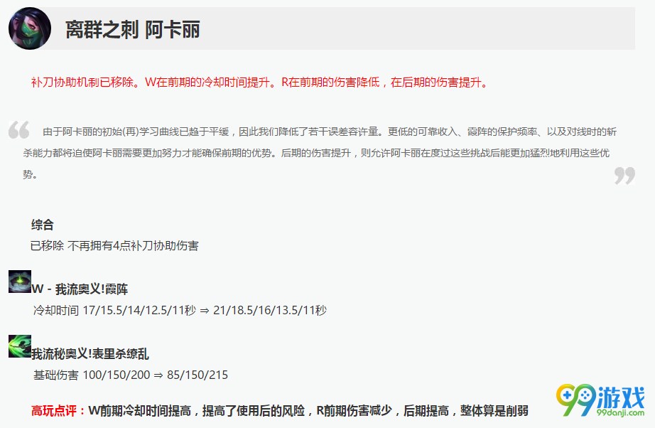 LOL11月13日版本更新英雄有什么调整 英雄联盟8.22版本英雄调整详情