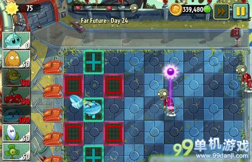 植物大战僵尸2未来世界第24关图文攻略