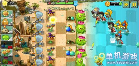 植物大战僵尸2海滩世界第11关图文过关攻略