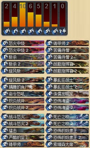 炉石传说天梯极速上分的快速版奴隶战士卡组
