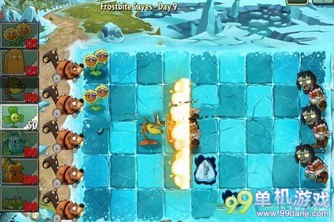 植物大战僵尸2国际版冰霜洞穴第9关图文攻略