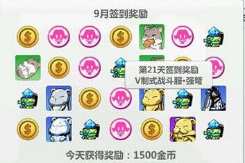 崩坏学园2本月连续签到奖励说明 9月签到奖励