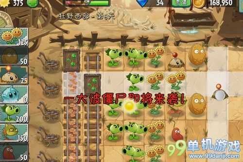 植物大战僵尸2中文版狂野西部第9关三星攻略