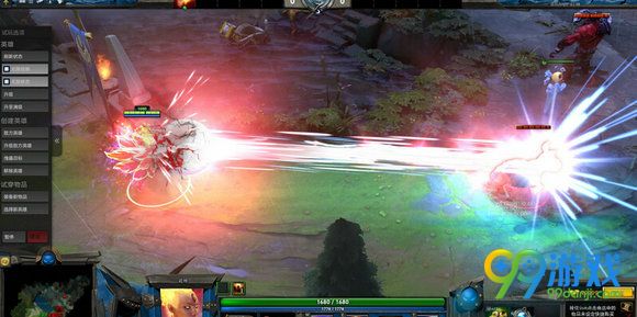 dota2 2016不朽3火女莉娜肩膀特效技能灭神斩展示