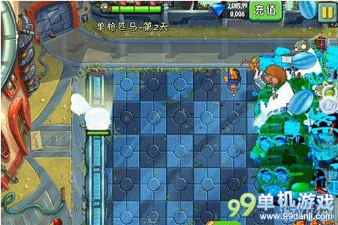 植物大战僵尸2未来世界单枪匹马第2关图文攻略