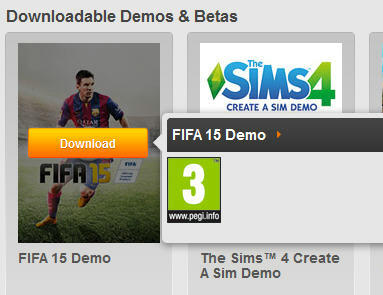 FIFA15试玩版怎么进入 FIFA15进入方法