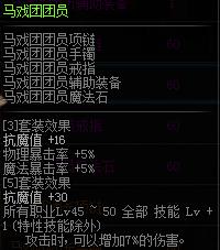 DNF新版马戏团团员套装 DNF马戏团套装属性一览