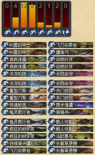 炉石传说混合猎人卡组分享 助你快速上分冲传说