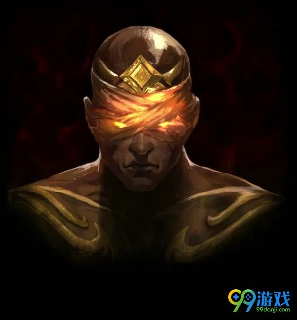 lol3月21日盲僧李青新皮肤曝光 眼罩摘掉带紧箍?