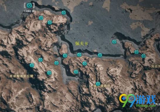 刺客信条奥德赛奥利哈刚在哪找 全地图奥利哈刚分布图